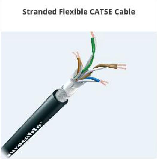 flexible CAT5e cable